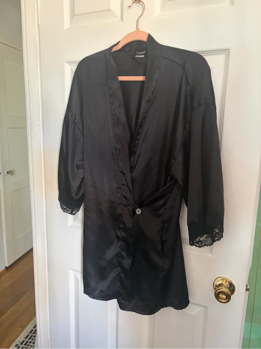 Frederick’s of Hollywood Style #5012 black robe